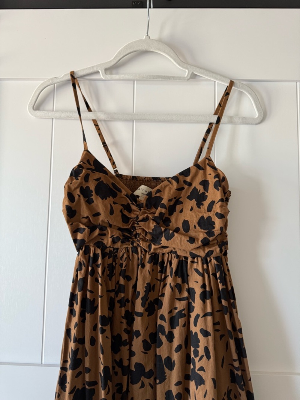 Saltwater Luxe Women’s Brown & Black Flora Maxi Dress - Picture 8 of 11
